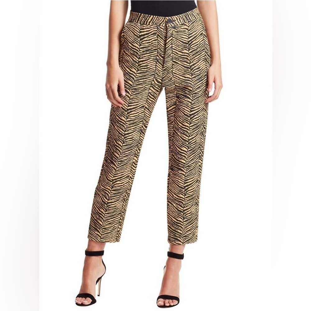 Rachel Comey Baby Zebra Jacquard Vestige Pants size 6 Saks fifth Avenue